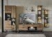 Vitrine >Manhattan< in Haveleiche Cognac - 79x196x38cm (BxHxT)