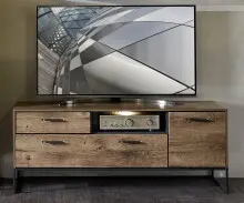 TV-Board >Manhattan< in Haveleiche Cognac -...