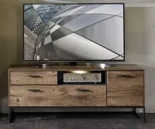 TV-Board >Manhattan< in Haveleiche Cognac -...
