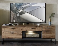TV-Board >Manhattan< in Haveleiche Cognac -...