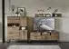 Wandboard >Manhattan< in Haveleiche Cognac - 155x20x25cm (BxHxT)