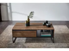 Couchtisch >Manhattan< in Haveleiche Cognac aus MDF...