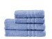 Handtücher >DAILY UNI< (4-tlg) in grey-blue aus Baumwolle