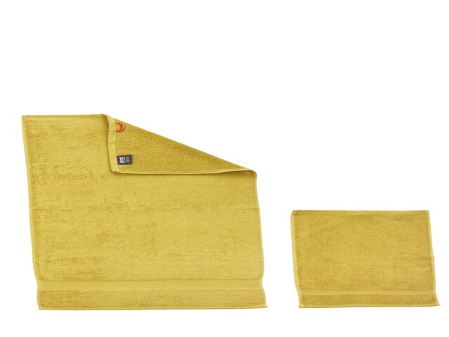 Handtücher >DELUXE< (4-tlg) in gold aus Baumwolle, 29,95 €