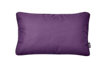 Kissenhülle >UNI< in purple aus Baumwolle -...