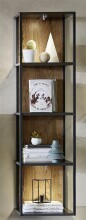 Wohnwand >Manhattan< in Haveleiche Cognac - 310x196x48cm (BxHxT)