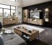 Wohnwand >Manhattan< in Haveleiche Cognac - 310x196x48cm (BxHxT)