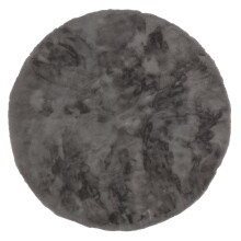 Teppich in Grau aus 100% Polyester - 120x120x2,5cm (LxBxH)