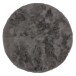Teppich in Grau aus 100% Polyester - 120x120x2,5cm (LxBxH)