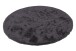 Teppich in Anthrazit aus 100% Polyester - 120x120x2,5cm (LxBxH)