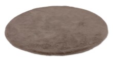 Teppich in Cappuccino aus 100% Polyester - 120x120x2,5cm...