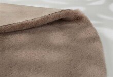 Teppich in Cappuccino aus 100% Polyester - 120x120x2,5cm (LxBxH)