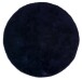 Teppich in Nachtblau aus 100% Polyester - 120x120x2,5cm (LxBxH)