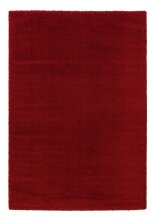 Teppich in rot aus 100% Polyester - 130x67x3cm (LxBxH)