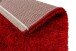 Teppich in rot aus 100% Polyester - 130x67x4cm (LxBxH)