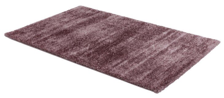 Teppich in mauve aus 100% Polyester - 130x67x4cm (LxBxH)
