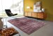Teppich in mauve aus 100% Polyester - 130x67x4cm (LxBxH)