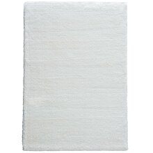 Teppich in Weiß aus 100% Polyester - 130x67x3cm...