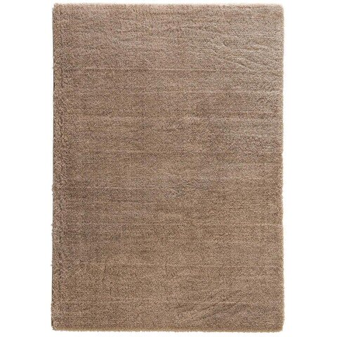 Teppich in Braun aus 100% Polyester - 130x67x3cm (LxBxH)