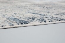 Teppich in blau/creme Vintage - 150 cmx80 cmx0,9 (LxBxH)