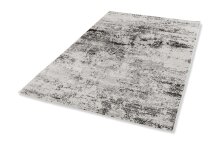 Teppich in schwarz/creme Vintage - 150 cmx80 cmx0,9 (LxBxH)
