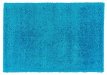Teppich in türkis aus 100% Polyester - 150x80x4cm (LxBxH)
