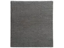 Teppich in Grau aus 100% Polyester - 150x80x3cm (LxBxH)