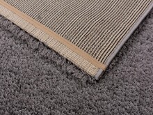 Teppich in Grau aus 100% Polyester - 150x80x3cm (LxBxH)