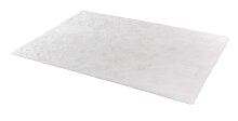 Teppich in Weiß aus 100% Polyester - 150x80x2,5cm...