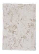 Teppich in Creme aus 100% Polyester - 150x80x2,5cm (LxBxH)