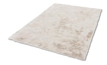 Teppich in Creme aus 100% Polyester - 150x80x2,5cm (LxBxH)