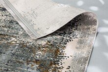 Teppich in creme/kupfer Allover aus 50% Viskose, 50% Acryl - 150x80x0,6 (LxBxH)