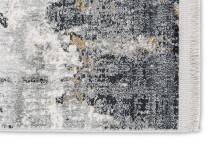 Teppich in Anthrazit/Creme Allover - 150x80x0,6 (LxBxH)