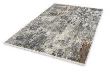 Teppich in Anthrazit/Creme Allover - 150x80x0,6 (LxBxH)