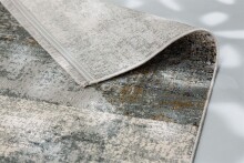 Teppich in Creme/Anthrazit Design - 150x80x0,6 (LxBxH)