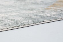 Teppich in Creme/Anthrazit Design - 150x80x0,6 (LxBxH)