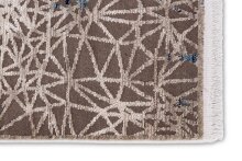 Teppich in Netz bunt aus 100% Polyester - 150x80x1cm (LxBxH)