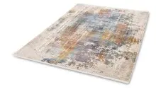 Teppich in Vintage blau aus 100% Polyester - 150x80x1cm...