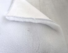 Teppich in Silber aus 100% Polyester - 180x120x2,5cm (LxBxH)