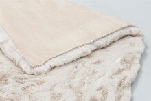 Teppich in Creme aus 100% Polyester - 180x120x2,5cm (LxBxH)