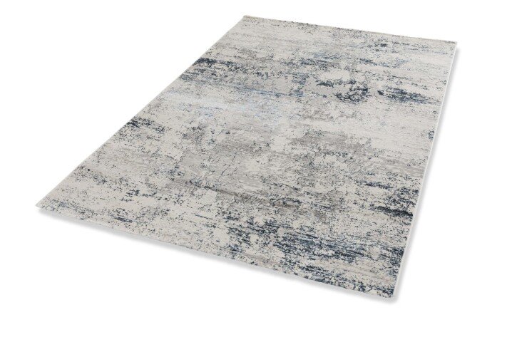Teppich in blau/creme Vintage - 190x133x0,9 (LxBxH)