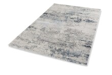 Teppich in blau/creme Vintage - 190x133x0,9 (LxBxH)