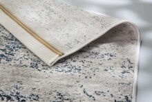 Teppich in blau/creme Vintage - 190x133x0,9 (LxBxH)