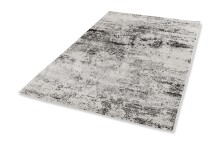Teppich in schwarz/beige Vintage - 190x133x0,9 (LxBxH)