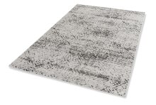 Teppich in schwarz/creme - 190x133x0,9 (LxBxH)