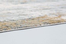 Teppich in Anthrazit/Creme Allover - 200x140x0,6 (LxBxH)