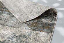 Teppich in Creme/Anthrazit Design - 200x140x0,6 (LxBxH)