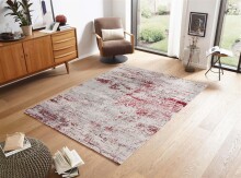 Teppich in rot/creme Vintage - 230x160x0,9 (LxBxH)