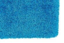 Teppich in Türkis aus 100% Polyester - 230x160x4,2cm (LxBxH)