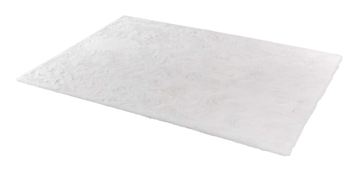 Teppich in Weiß aus 100% Polyester - 230x160x2,5cm (LxBxH)